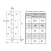 Justor Single Action Spring Door Hinge BISA180S3 316 Marine Grade Stainless Steel 180mm - Image 2