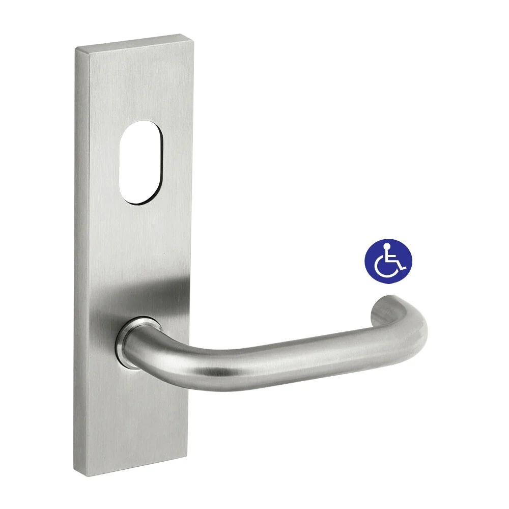 Dormakaba Exit Door Pack AED22MF with Lever 6600/30G SSS and Oval Cylinder 5070USCKD - Image 2