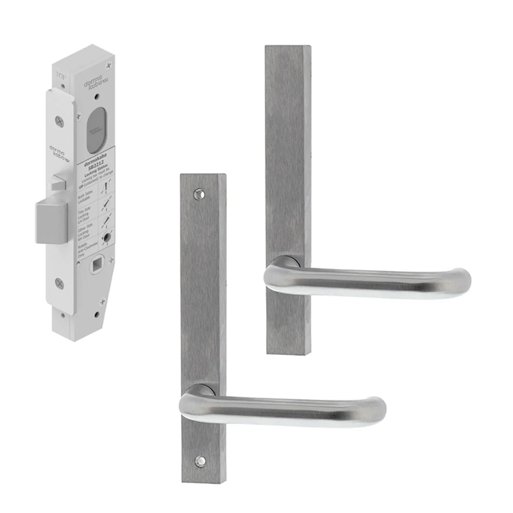 Dormakaba Mortice Passage Kit 23mm Backset Satin Chrome SBM2KIT10