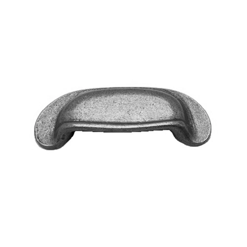 Kethy Cabinet Handle HT173 Hampton Shell 100mm Cast Iron - Image 3