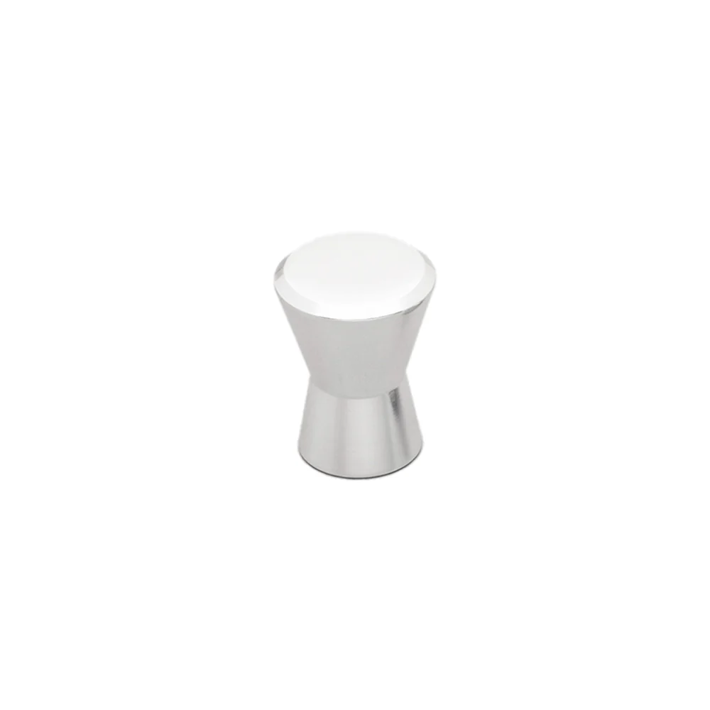 Kethy Cabinet Knob F404 F Series Hourglass 17mm Aluminium - Image 3