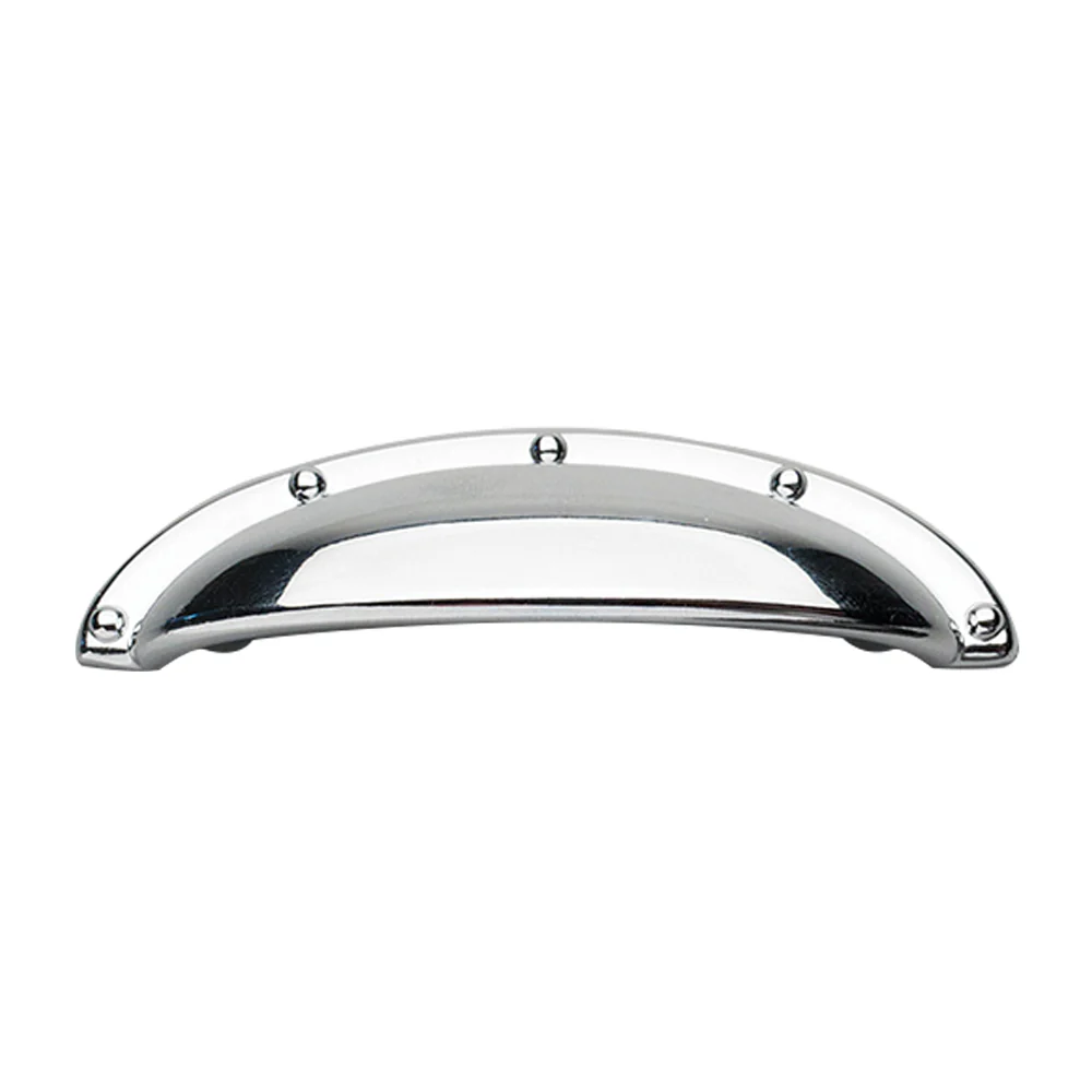 Kethy Derby Shell Pull Cabinet Handle HT511 - Available in Matt Black and Polished Chrome - Image 4