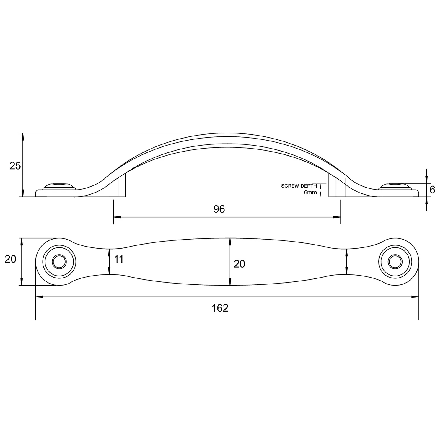 Kethy HT013 Norton Cabinet Handle 96mm - Available In Various Finishes - Image 2