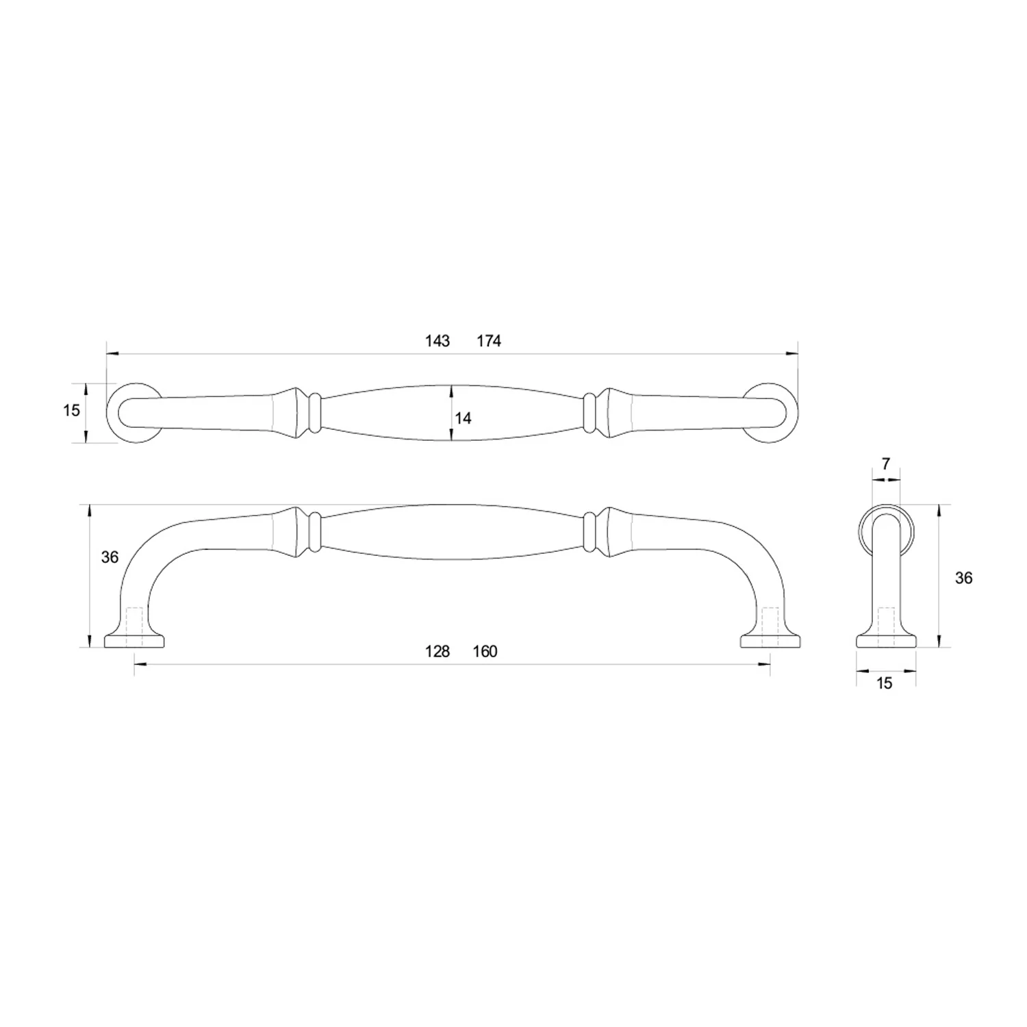 Kethy HT984 Winchester Handle - Available In Various Sizes - Image 2