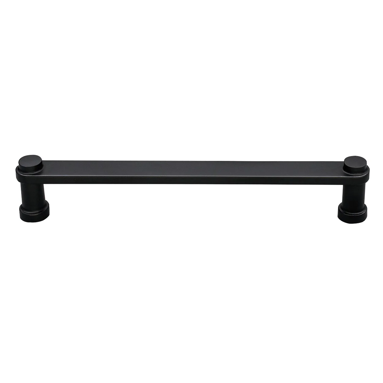 Kethy Pillar Cabinet Pull Handle 160mm CTC Matt Black L844160MBK
