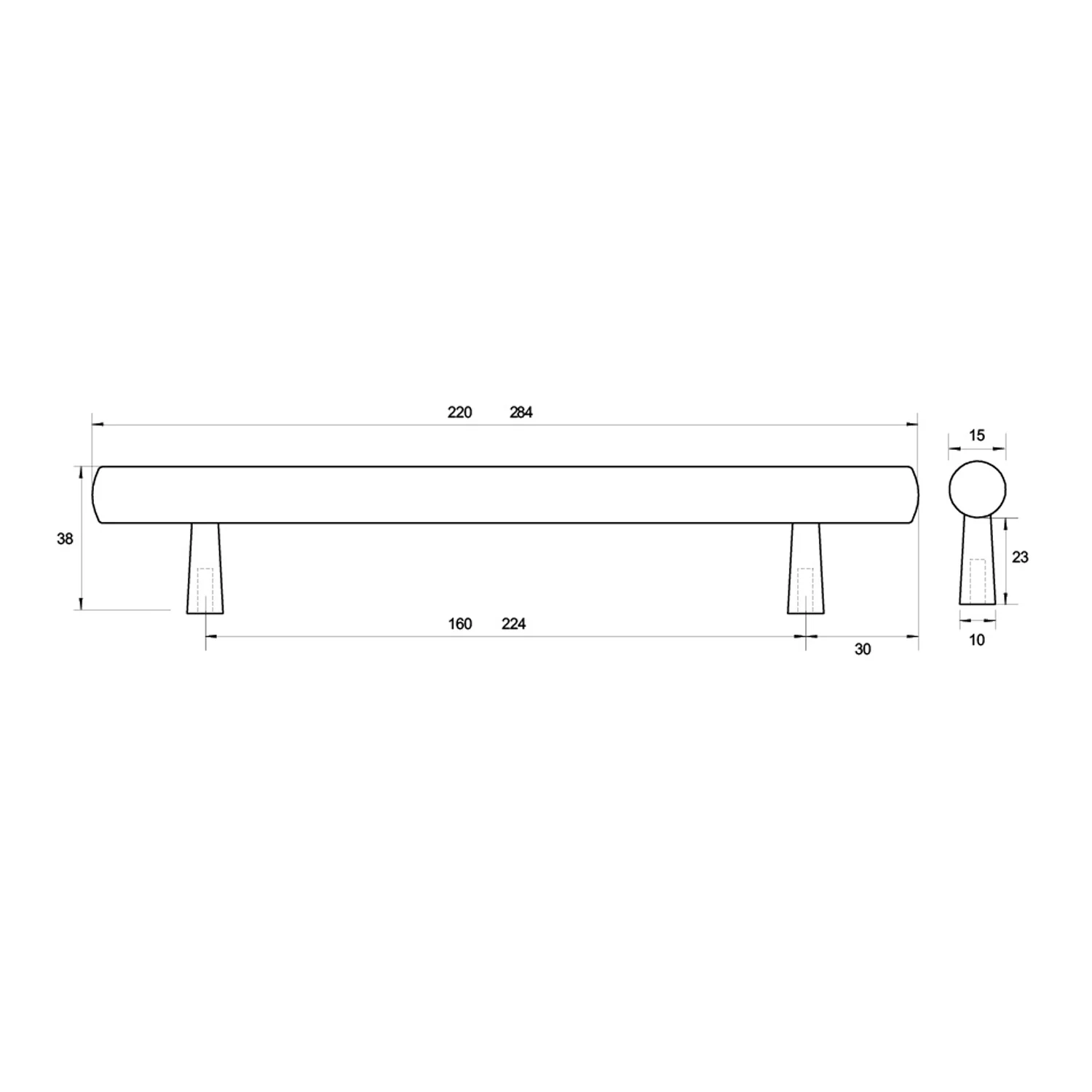 Kethy Tilla Cabinet Handle L7763 - Available In Various Finishes and Sizes - Image 2