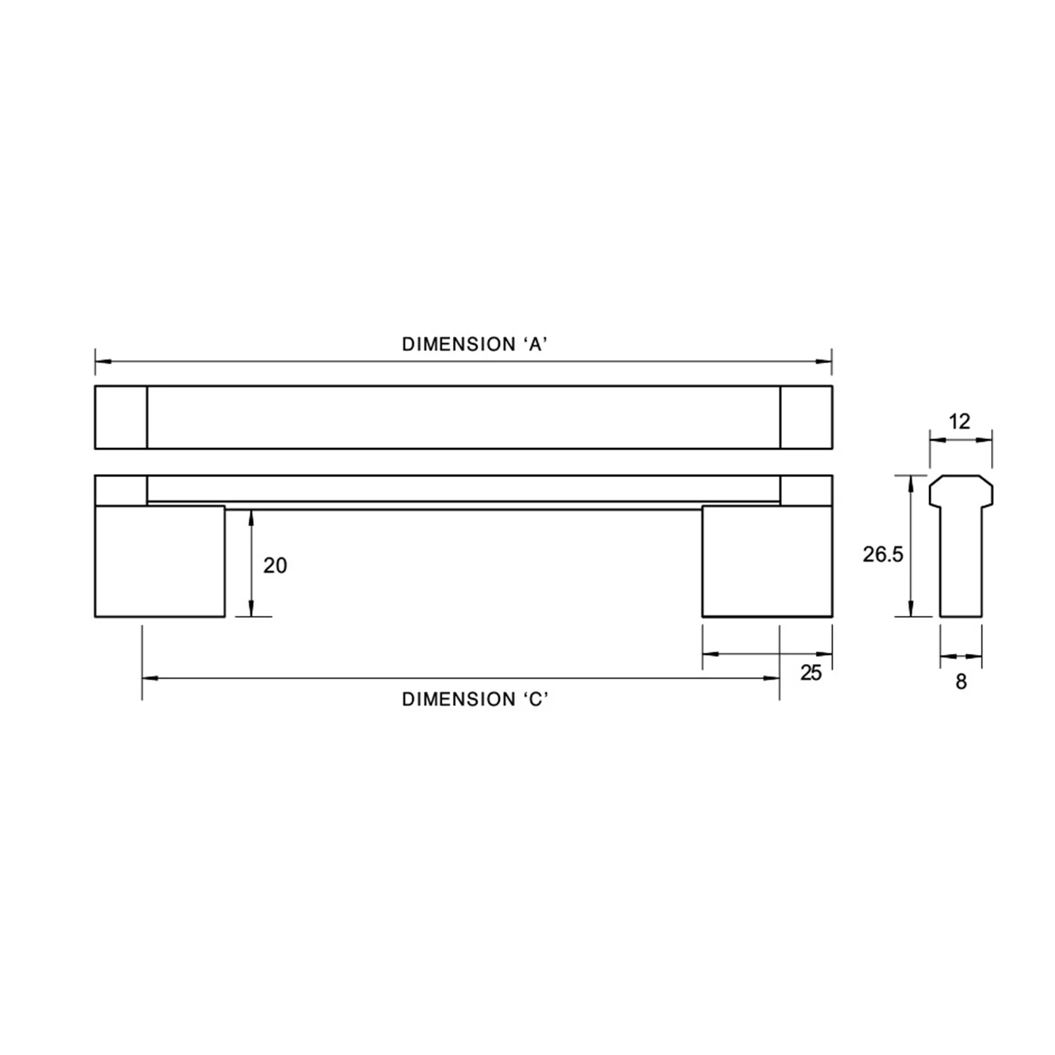 Kethy Two Tone Top Stainless Steel Face Mount - Available in Various Sizes - Image 3