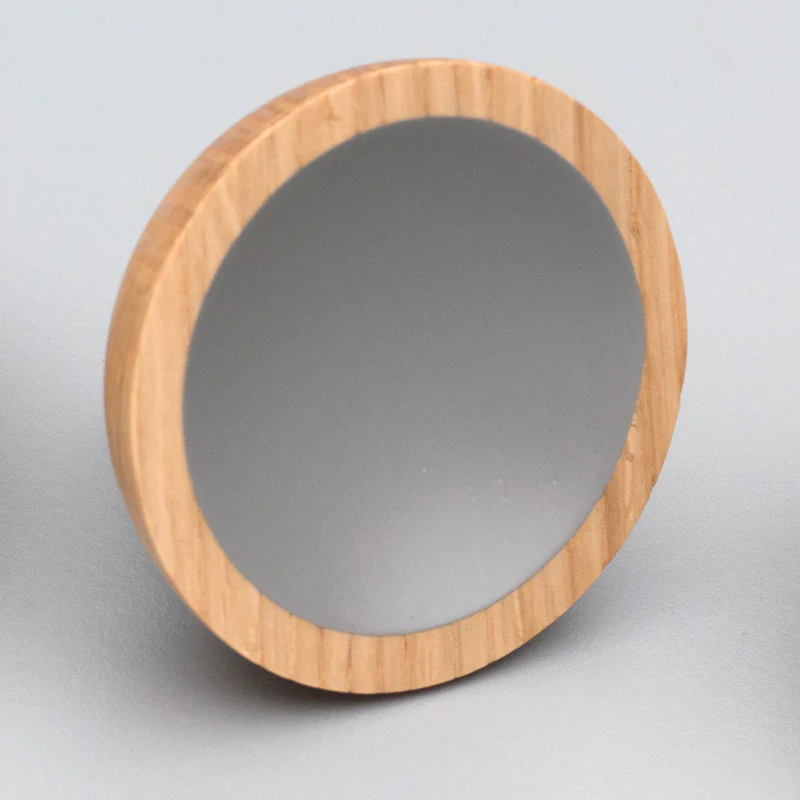 Kethy WOK Oak 50mm Knob with Light Grey Centre L4406/50-OAKLG