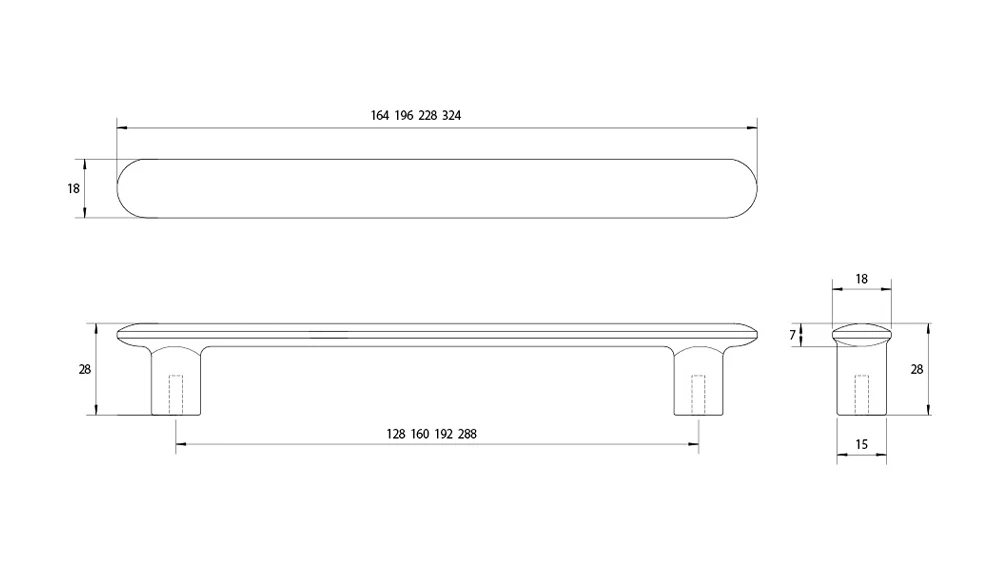 Kethy Yarra Cabinet Pull Handle - Available in Various Finishes and Sizes - Image 2