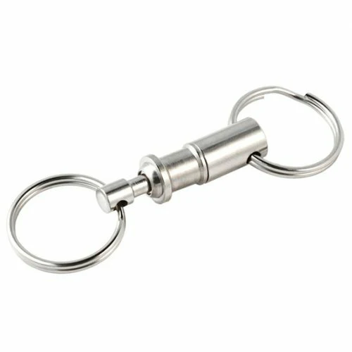 KEY-BAK Pull-Apart Key Ring KK1121C Quick Release Easy-Join Chrome