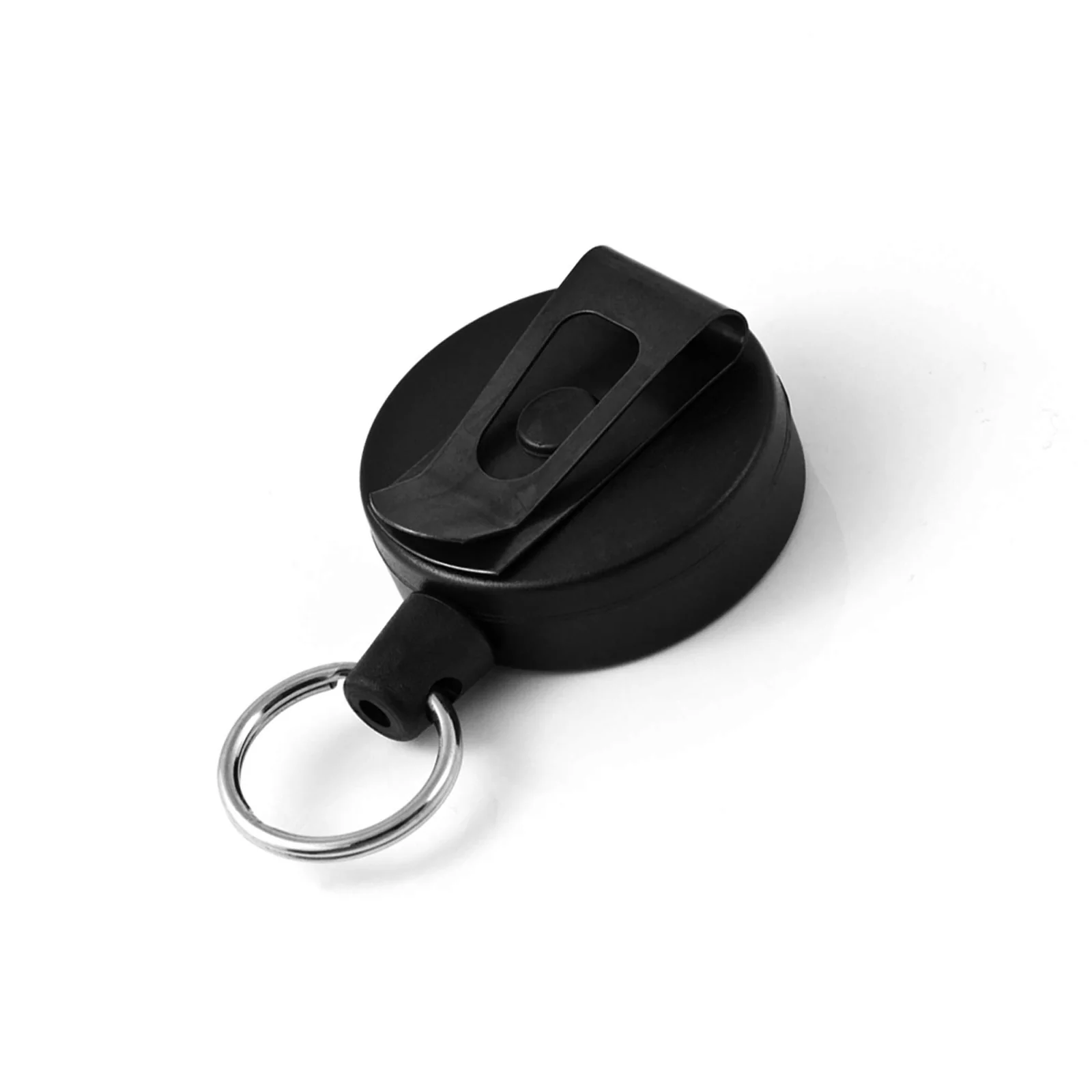 KEY-BAK Self Retracting Reel Belt Clip 900mm Poly Cord Black KB6 - Image 2