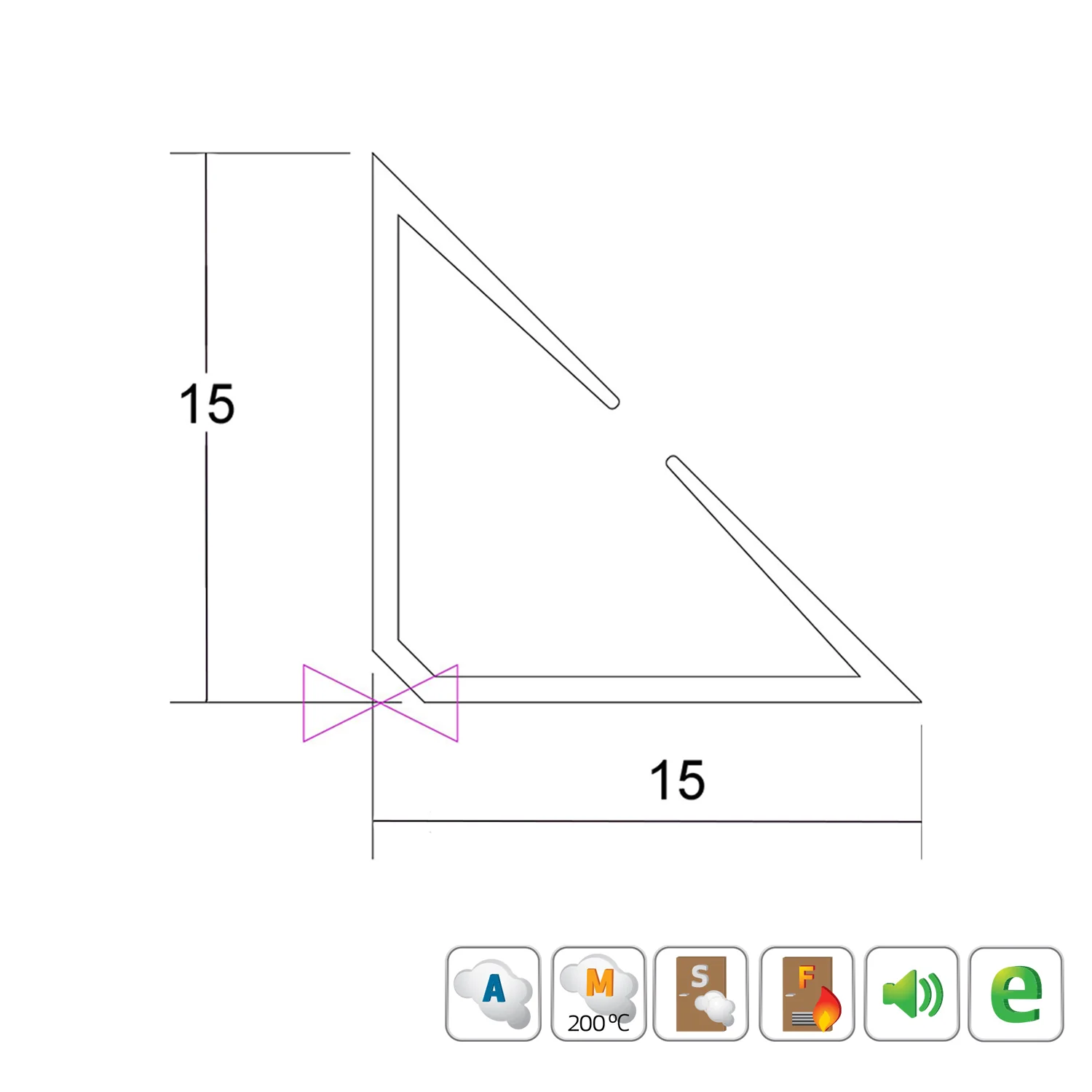 Kilargo Batwing Selfadhesive Perimeter Door Seal - Available in Various Finishes and Sizes - Image 2