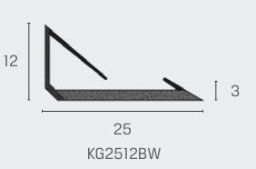 Kilargo Intumescent Fire Smoke and Acoustic Door Perimeter Seal KG2512BW - Image 3