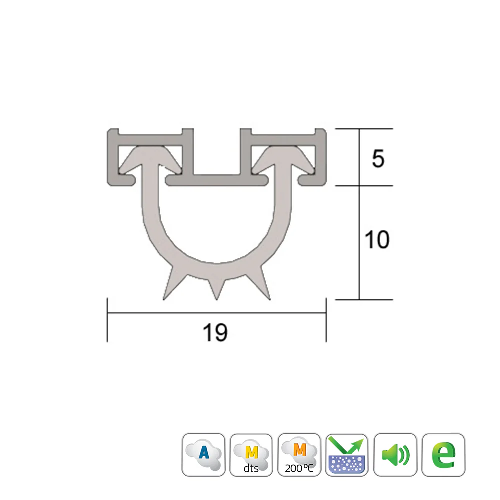 Kilargo IS3016si Rebated Bottom Seal - Available in Various Sizes - Image 2