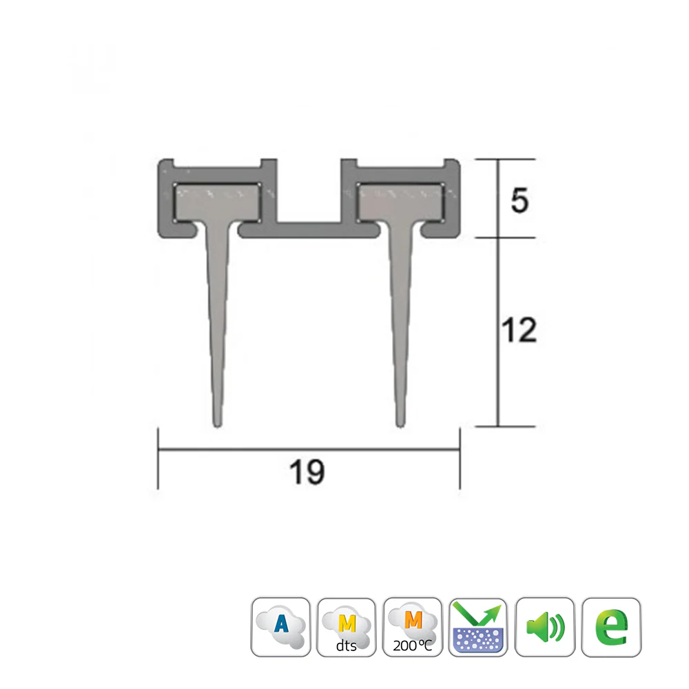 Kilargo IS3017si Sweep Action Blade Seal - Available in Various Sizes - Image 3
