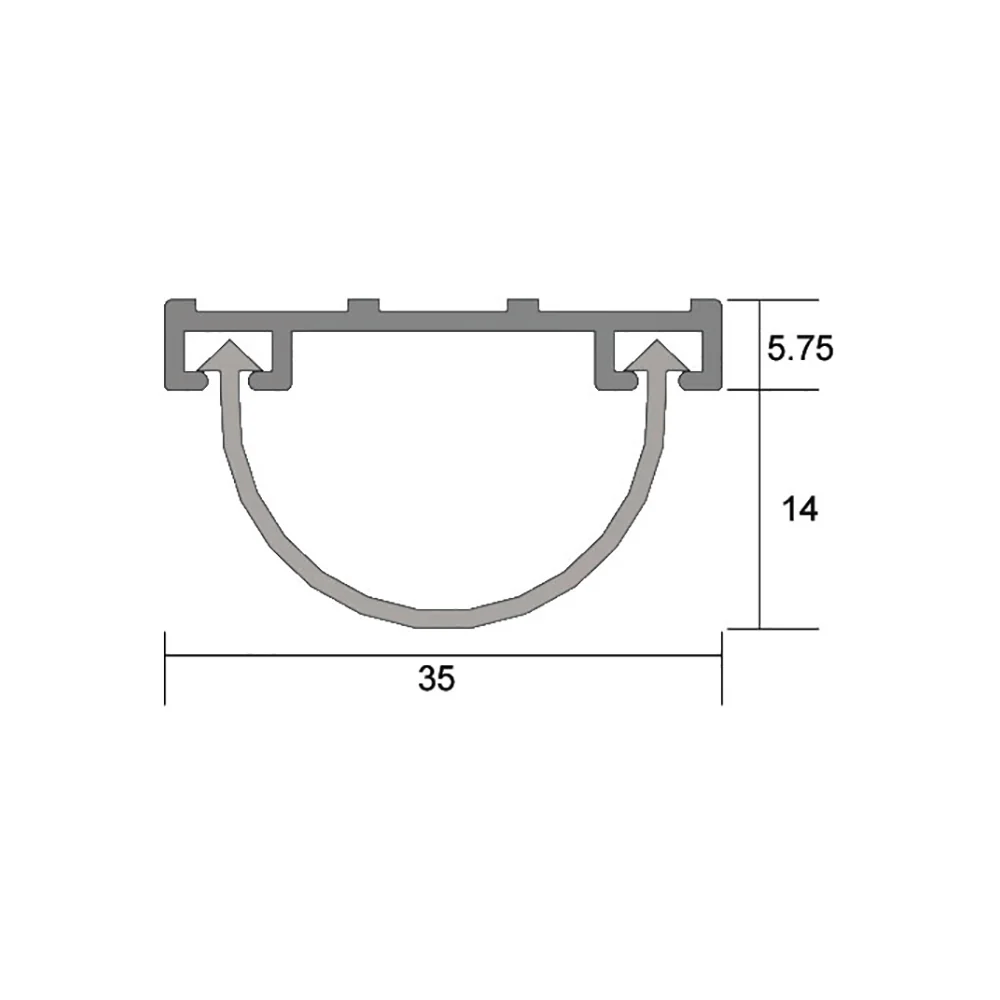 Kilargo IS3020si Large compression type silicone seal for door bottoms - Image 27