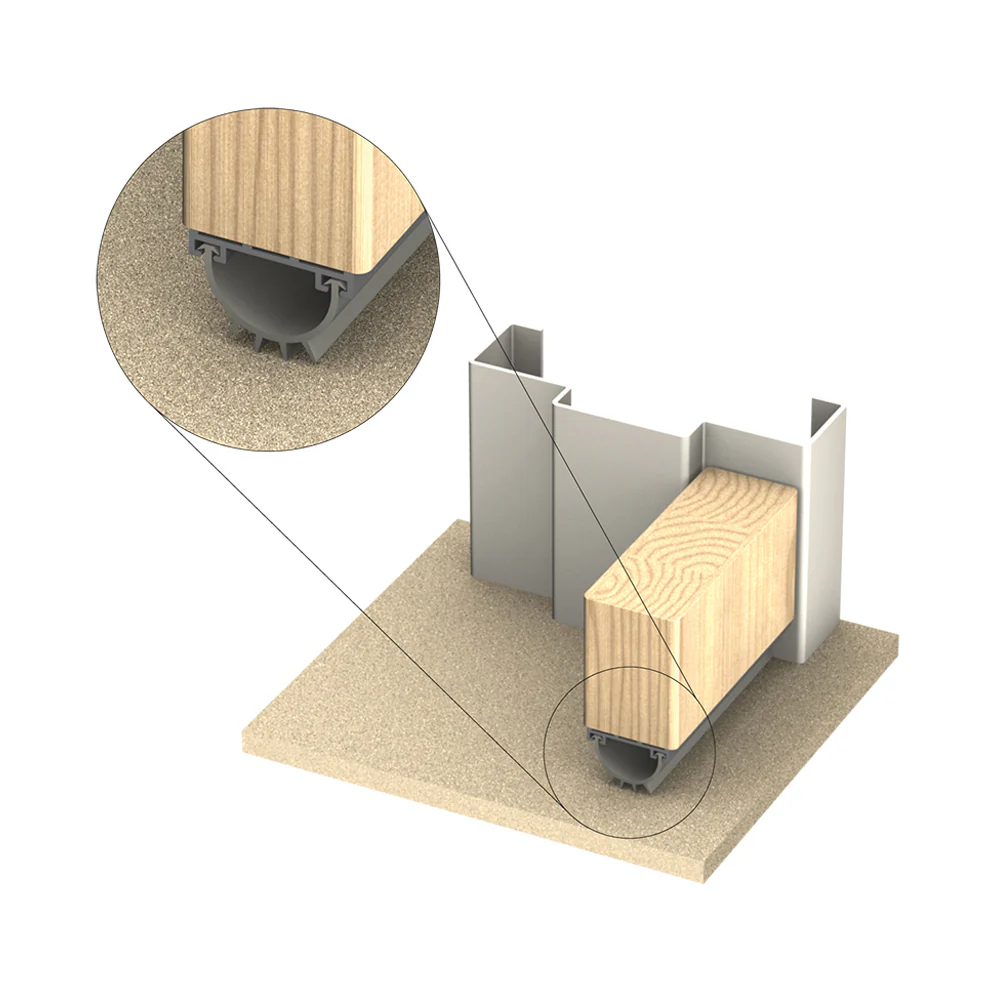 Kilargo IS3021si Finned Door Bottom Seal - Available in Various Sizes - Image 11