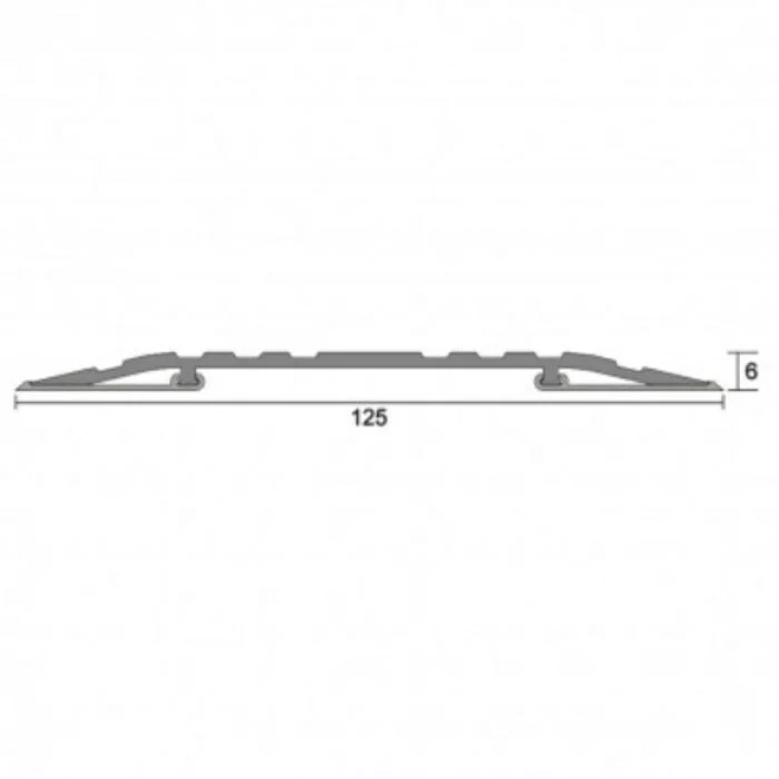 Kilargo IS4020 125mm heavy duty low profile threshold plate 6mm H - Image 9