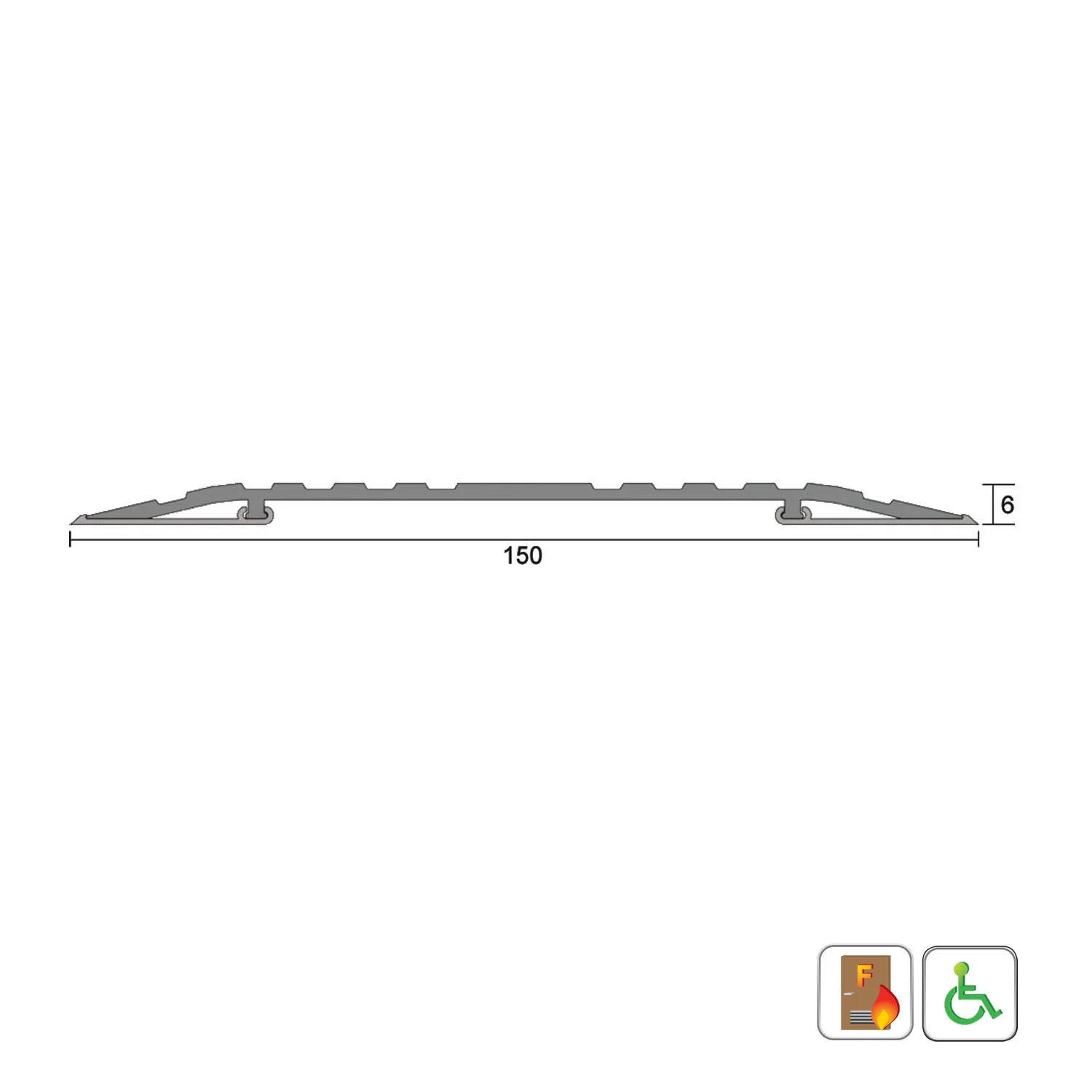Kilargo IS4025 Heavy Duty Low Profile Threshold Plate - Available in Various Sizes - Image 14