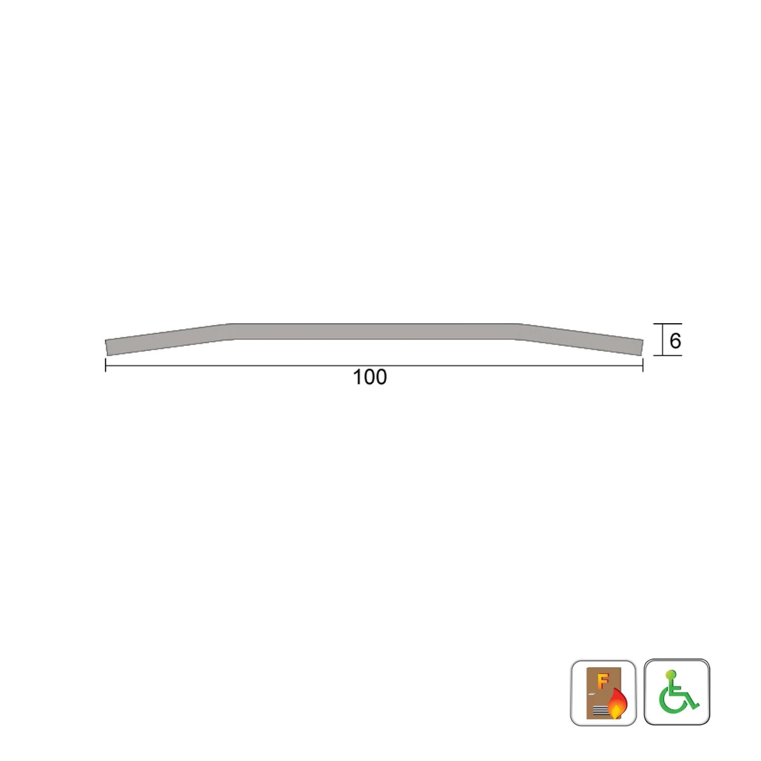 Kilargo IS4055S Heavy Duty Low Profile Profile Threshold Plate - Available in Various Sizes - Image 2