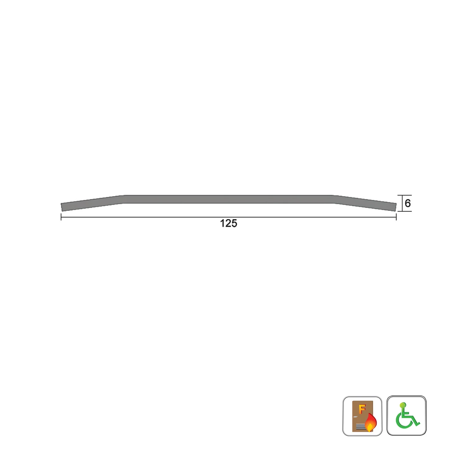 Kilargo IS4060S Heavy Duty Low Profile Threshold Plate - Available in Various Sizes - Image 3