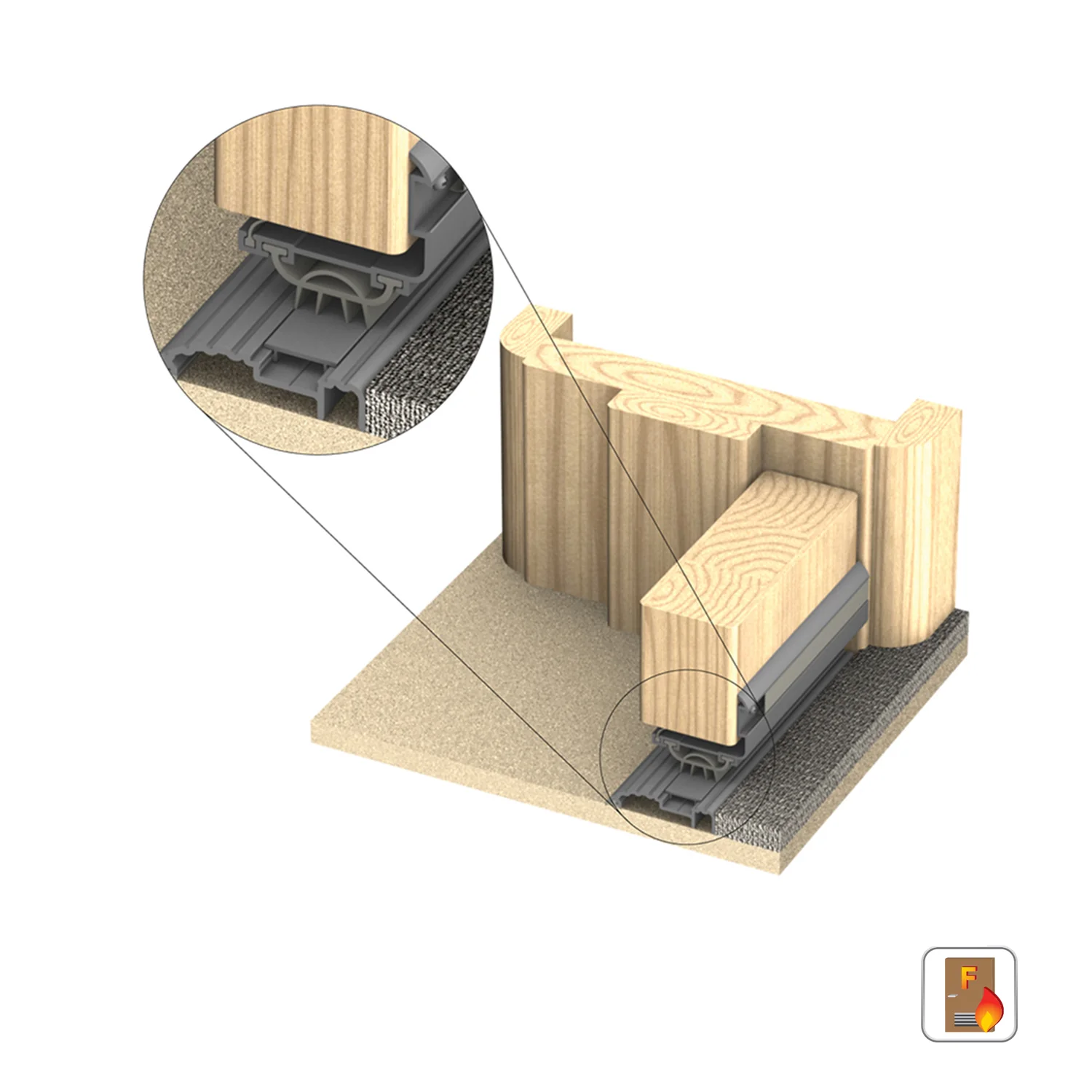 Kilargo IS4100 42.5mm Threshold Plate with Screw Cover Plate - Available in Various Sizes - Image 9