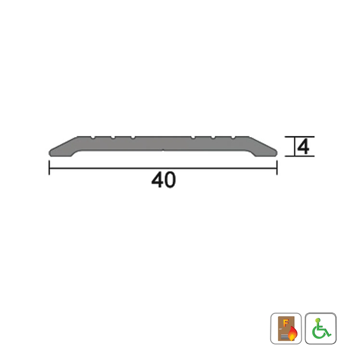 Kilargo IS4130 Heavy Duty Threshold Plate - Available in Various Sizes - Image 4