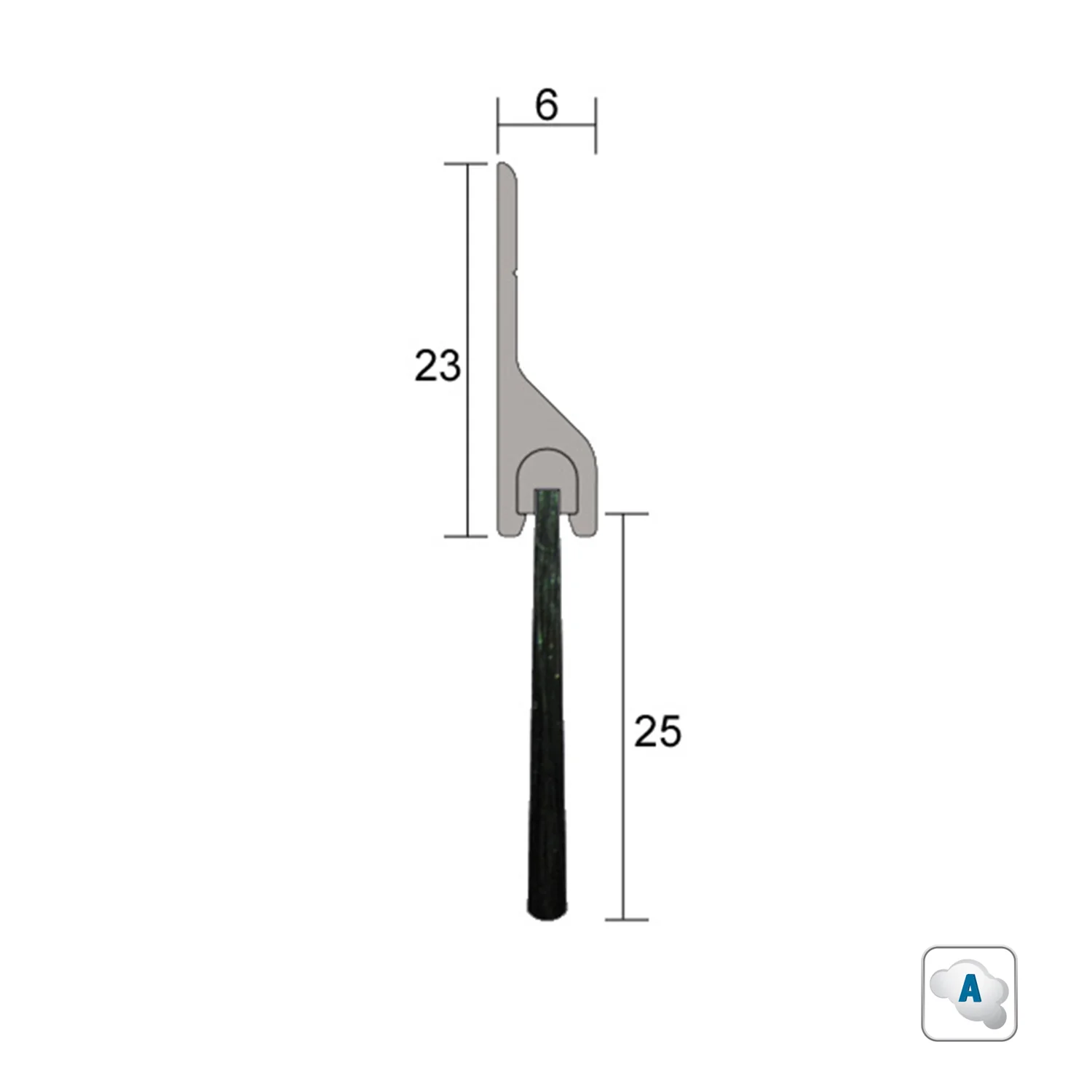 Kilargo IS5120 Brush Door Seal 25mm Aluminium Carrier - Available in Various Colour and Sizes - Image 6