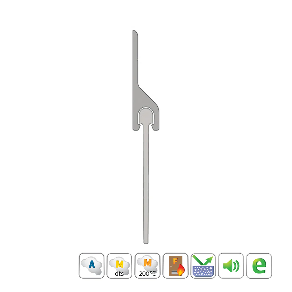 Kilargo IS5121SI Silicone Sweep Door Seal - Available in Various Finishes and Sizes - Image 2