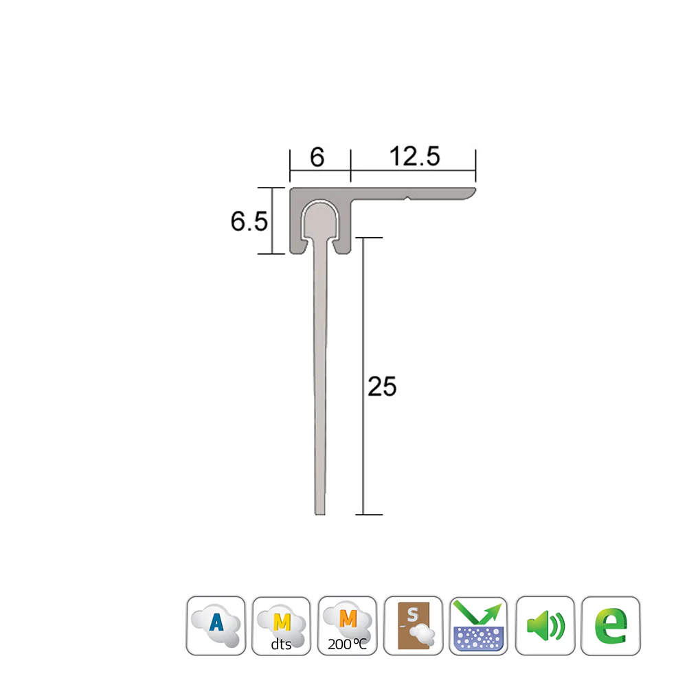 Kilargo IS5161Hsi Silicone Sweep Seal - Available in Various Sizes - Image 3