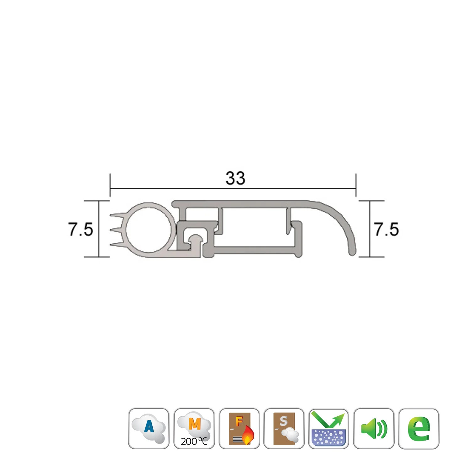 Kilargo IS7020si Door Perimeter Seal Set - Available in Various Sizes - Image 2