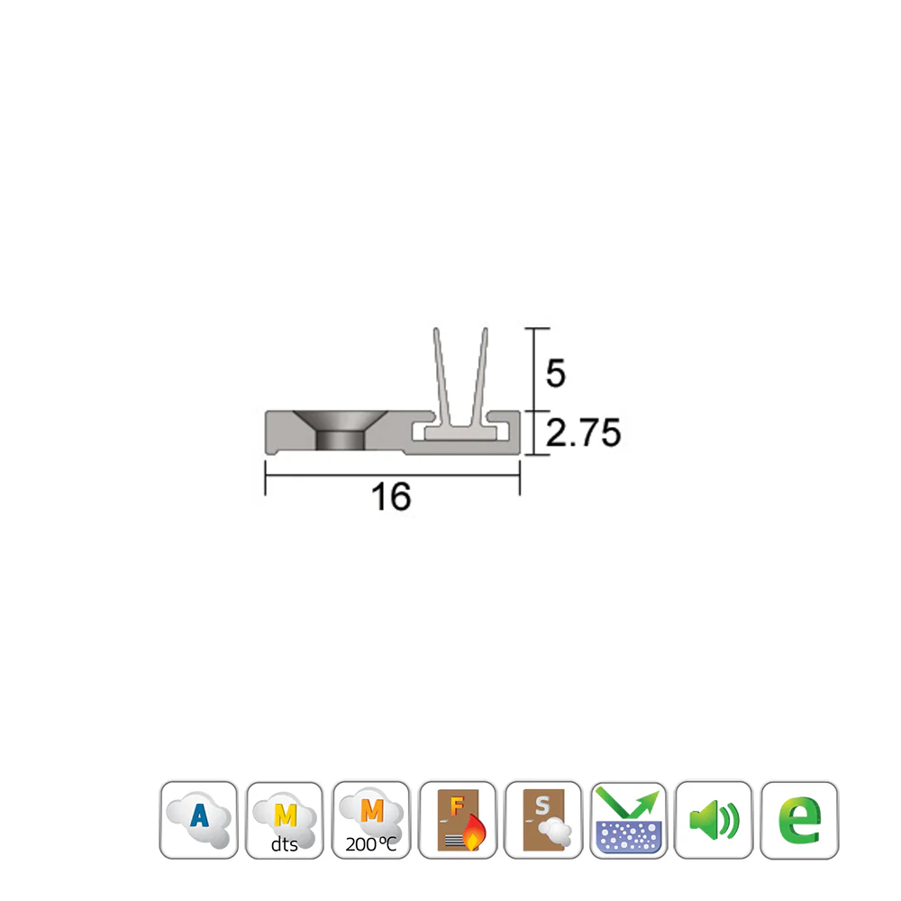 Kilargo IS7071si Astragal Door Seal - Available in Various Finishes and Sizes - Image 4