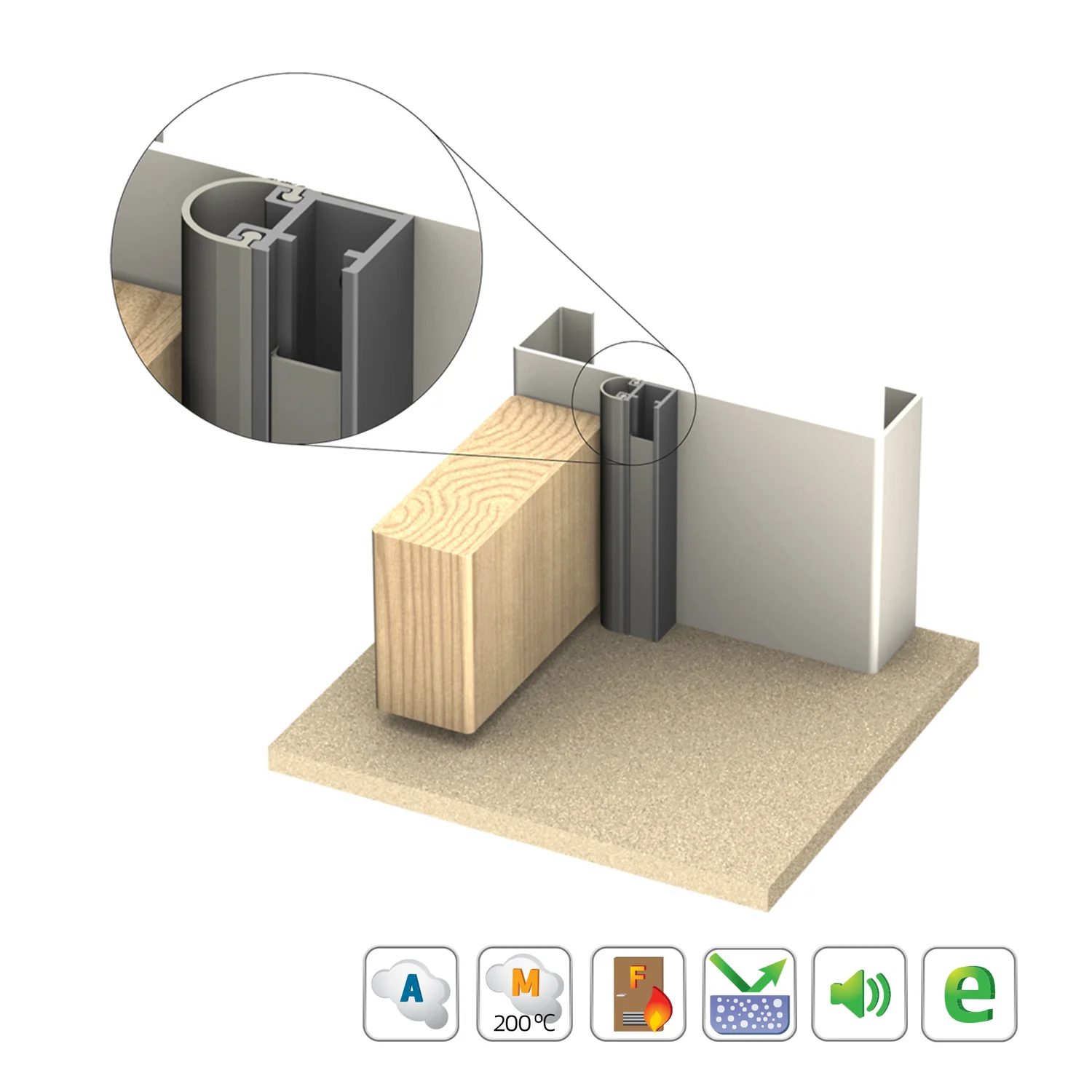 Kilargo IS7085SI Compact Acoustic Perimeter Seal - Available in Various Finishes and Sizes - Image 26