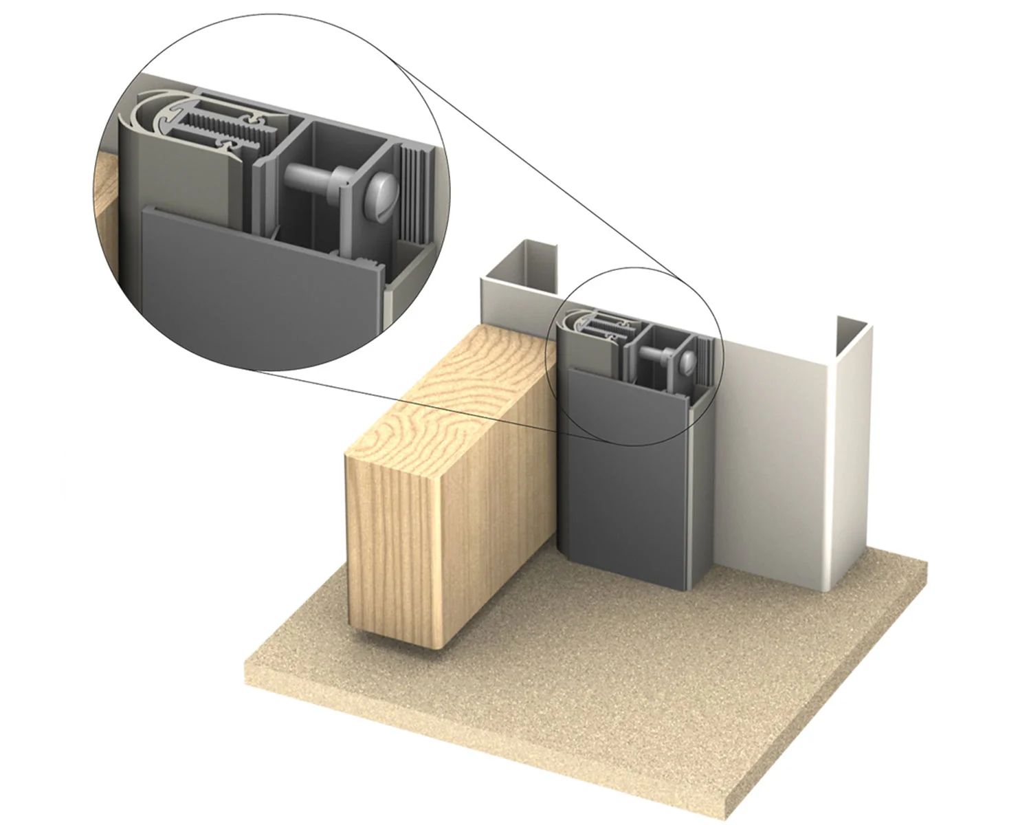 Kilargo IS7095si Adjustable Door Perimeter Seal - Available in Various Sizes