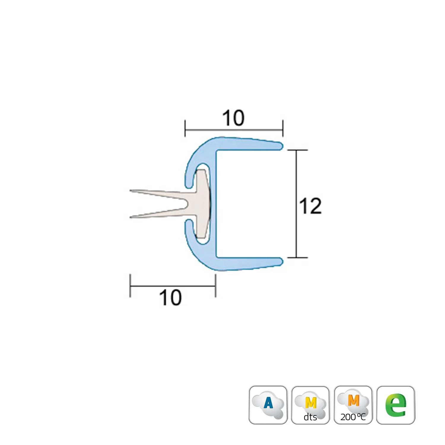 Kilargo IS7355si Transluscent Polycarbonate Astragal Edge Seal - Available in Various Sizes - Image 12