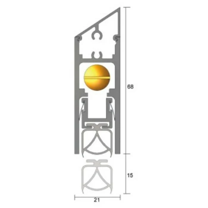 Kilargo IS8020si Fully mortised seal (1220mm cuts back to 1070mm) - Image 18