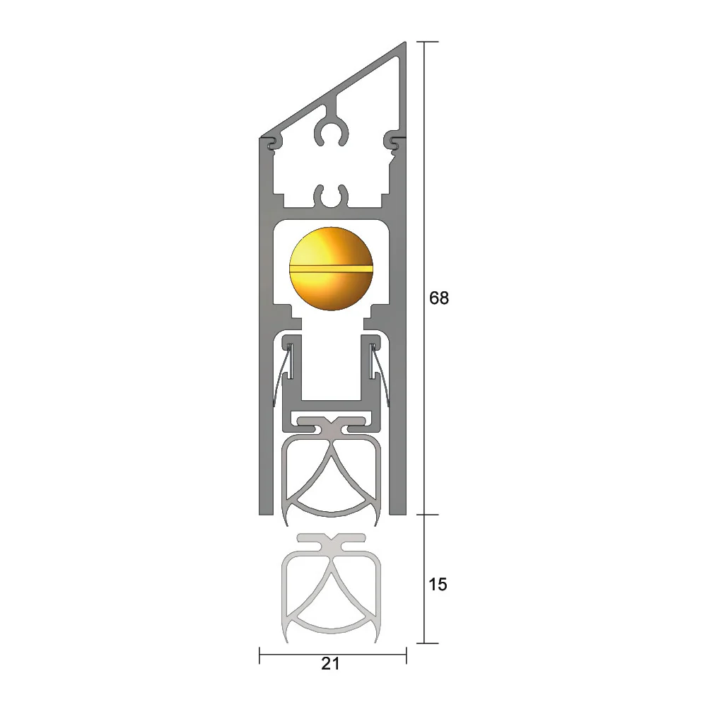 Kilargo IS8020si Fully mortised seal (1220mm cuts back to 1070mm) - Image 23