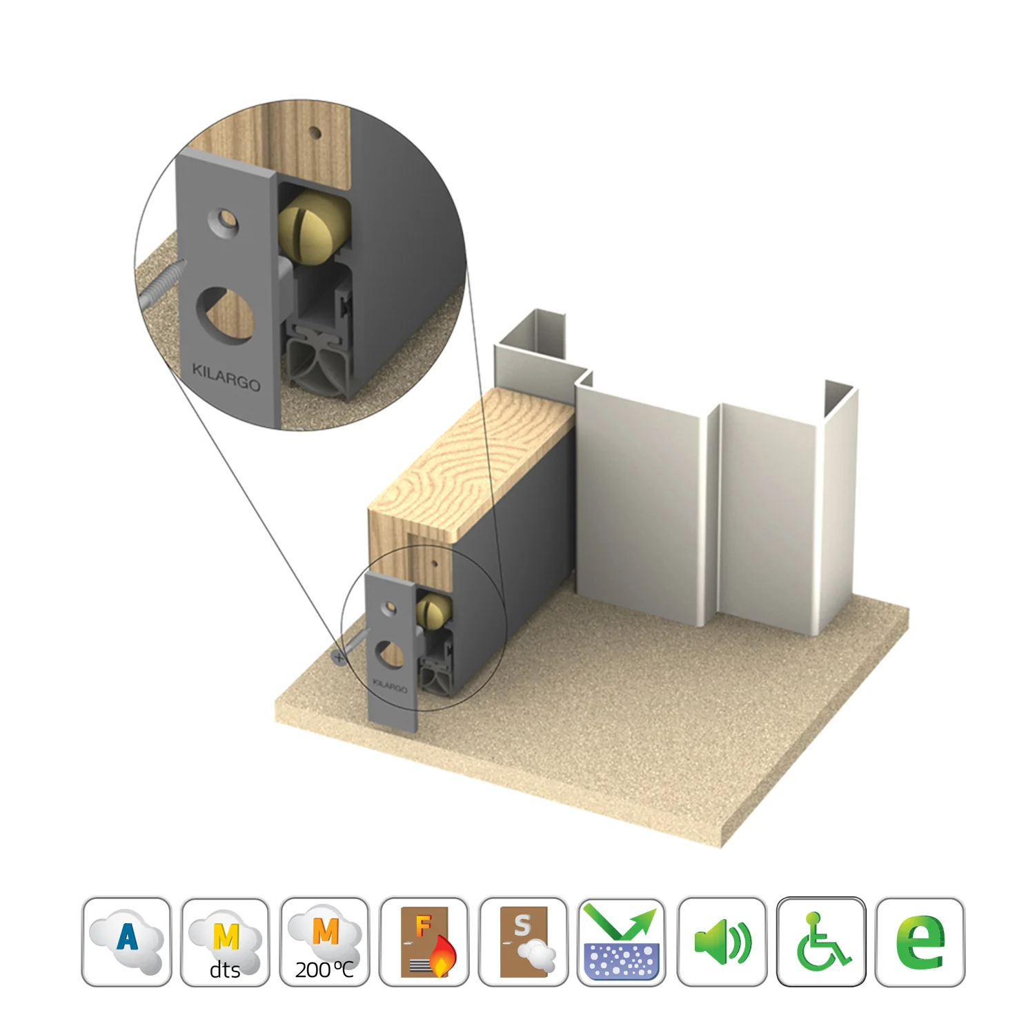 Kilargo IS8090si Door Bottom Seal - Available in Various Finishes and Sizes - Image 19