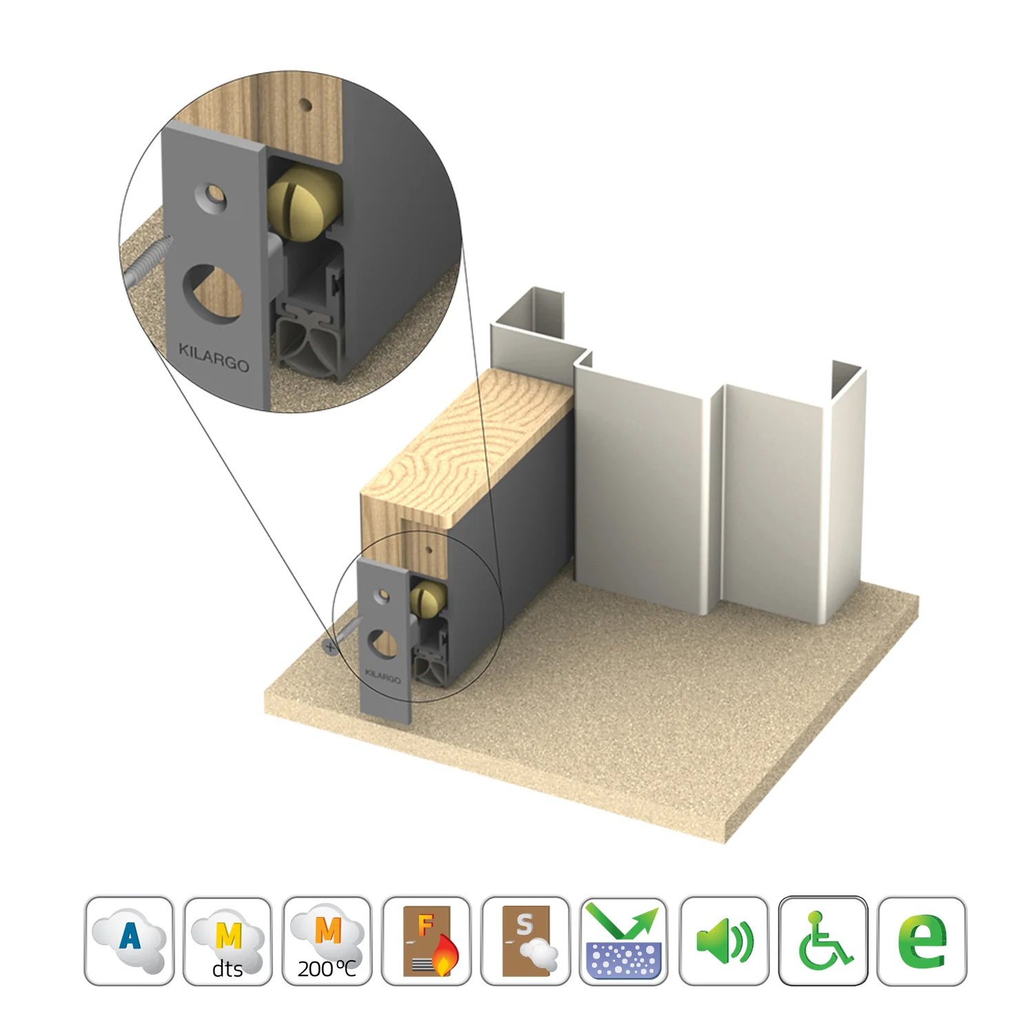 Kilargo IS8090si Door Bottom Seal - Available in Various Finishes and Sizes - Image 24