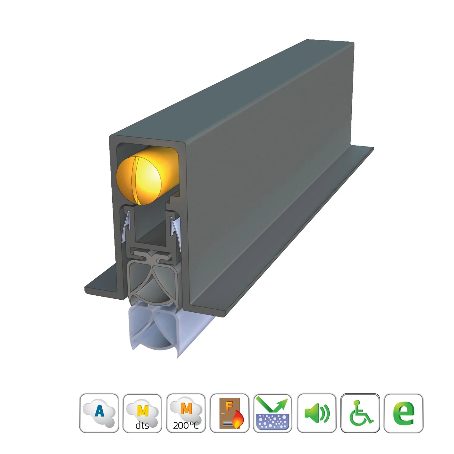 Kilargo IS8100si Heavy Duty Door Bottom Seal - Available in Various Sizes - Image 2