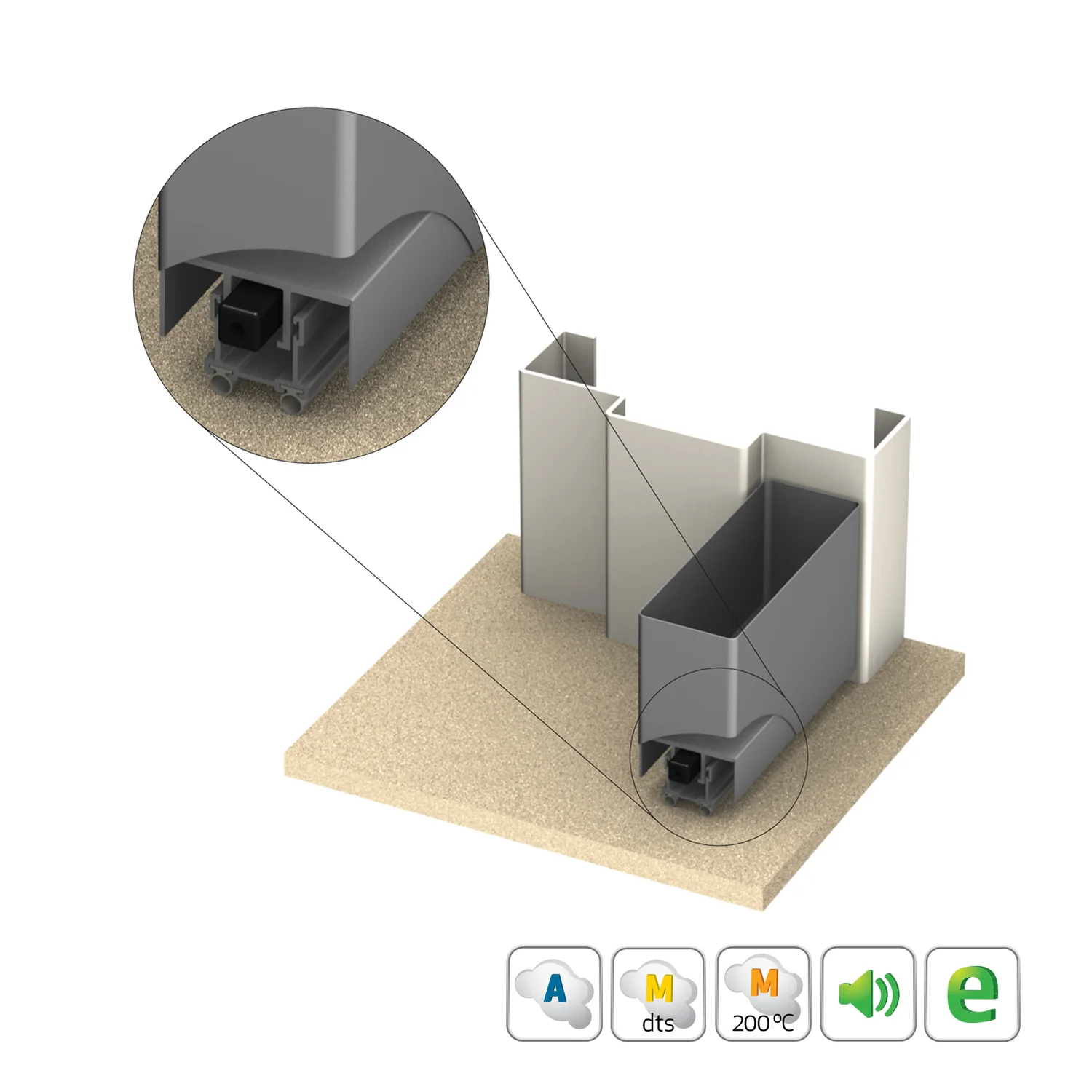 Kilargo IS8110si Antimicrobial Fully mortised flat back Door Seal - Available in Various Sizes - Image 10