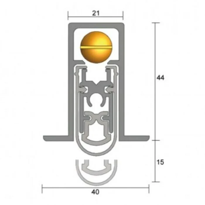 Kilargo IS8530si Heavy duty fully mortised seal (1500mm cuts back to 1220mm) - Image 8
