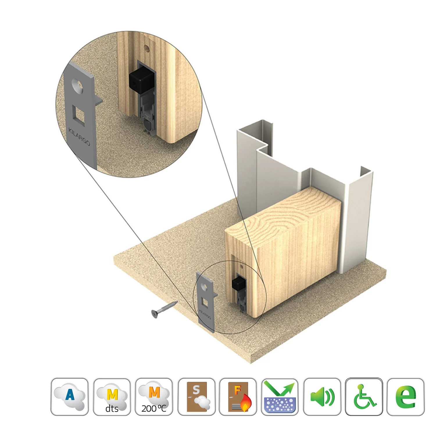 Kilargo Medium Duty Concealed Automatic Door Bottom Seal IS8010si - Available in Various Sizes - Image 13