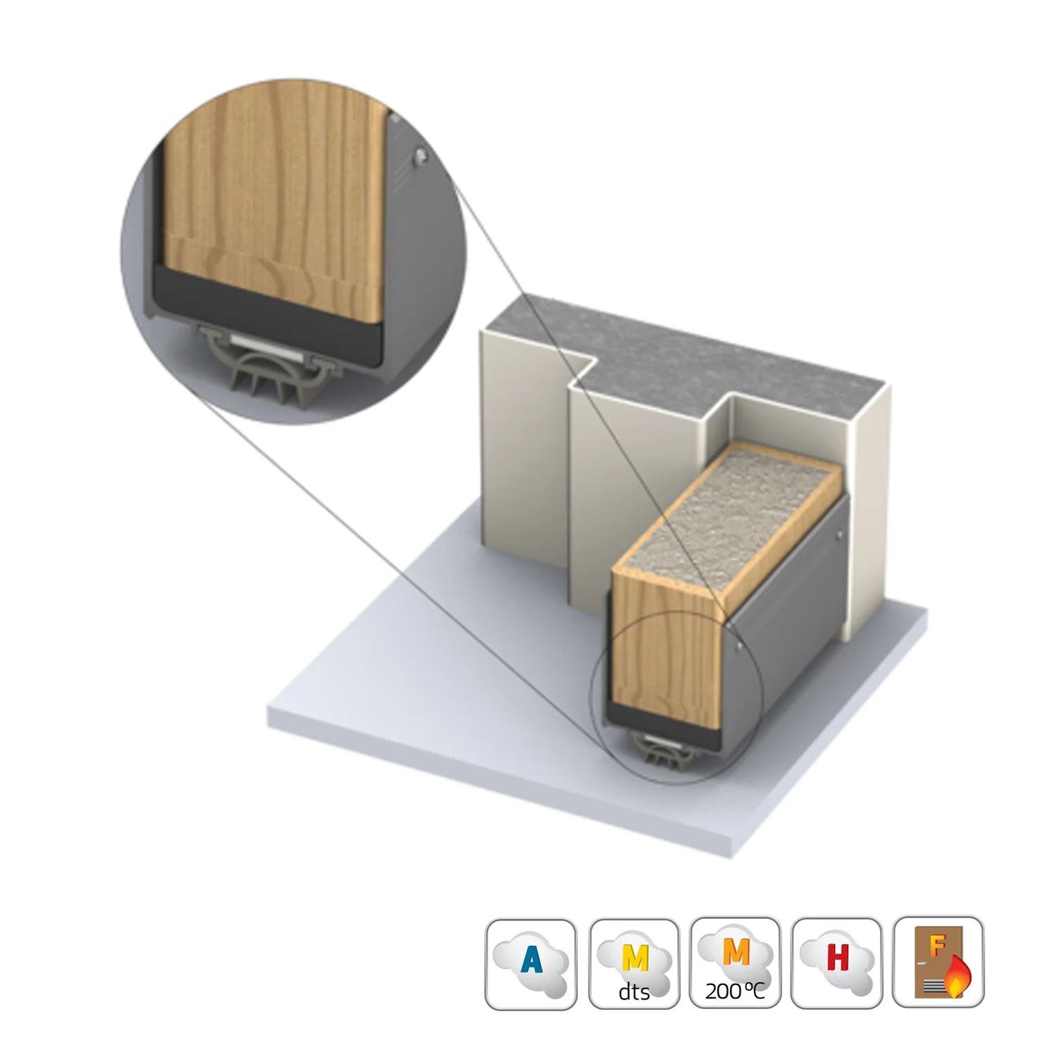 Kilargo Retrofit Intumescent Bottom Upgrade Seals 35mm Fire Door - Available in Various Sizes - Image 5