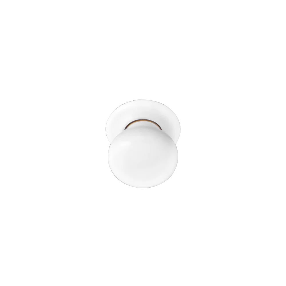 KR Lucas Northcote China Door Knob Furn on Rose 58mm - Available in Various Finishes - Image 3
