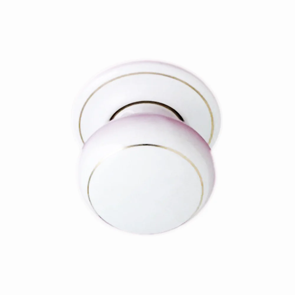 KR Lucas Northcote China Door Knob Furn on Rose 58mm - Available in Various Finishes - Image 4