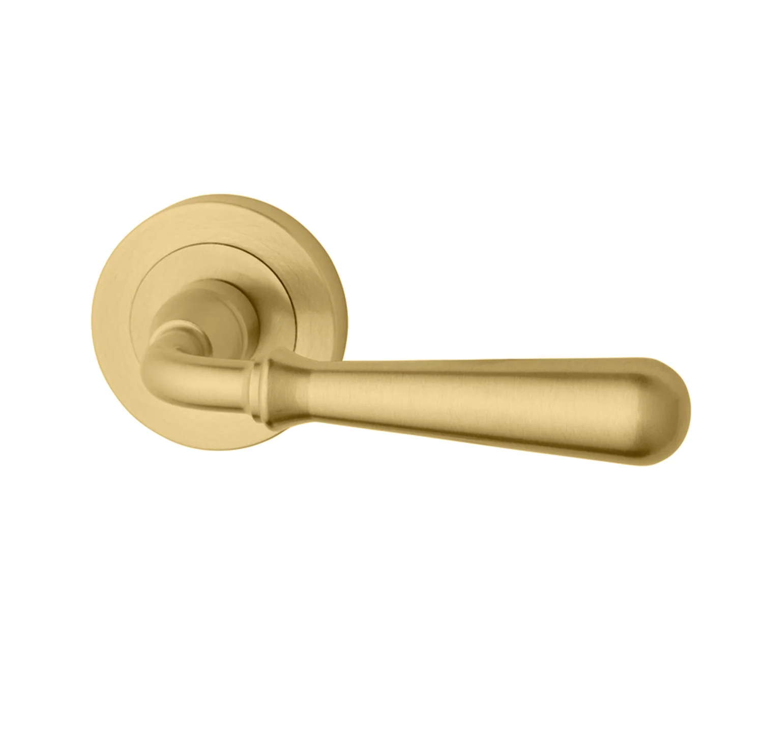 KR Lucas Pavtom Allure Door Lever Handle on Round Rose Concealed Fix - Available in Various Finishes - Image 5