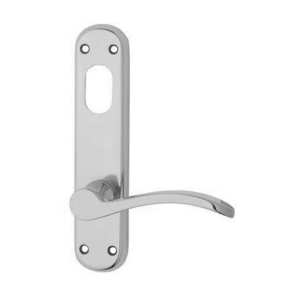 KR Lucas Pavtom Lolita Door Handle Lever Oval Short Plate - Available in Various Finishes - Image 4