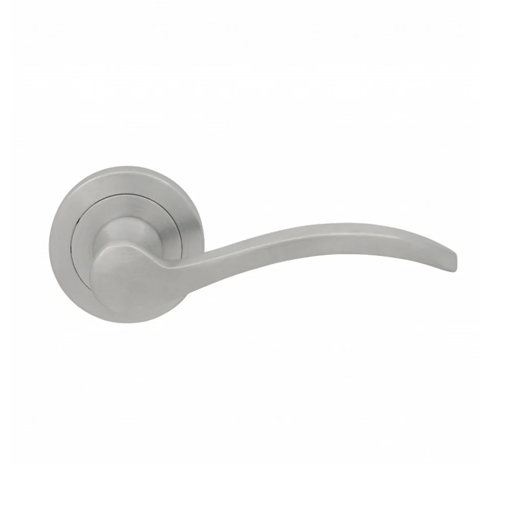 KR Lucas Pavtom Lolita Door Lever Handle on Round Rose - Available in Various Finishes - Image 2