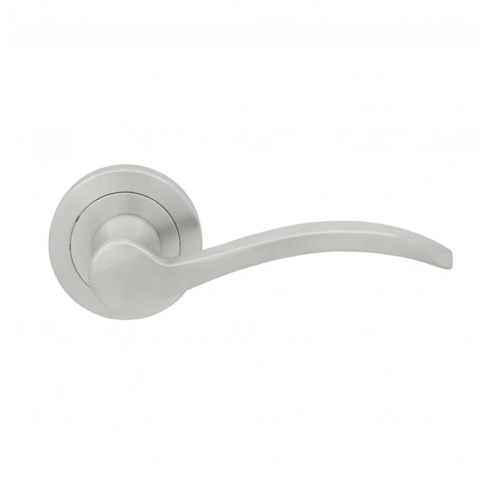 KR Lucas Pavtom Lolita Door Lever Handle on Round Rose - Available in Various Finishes - Image 3